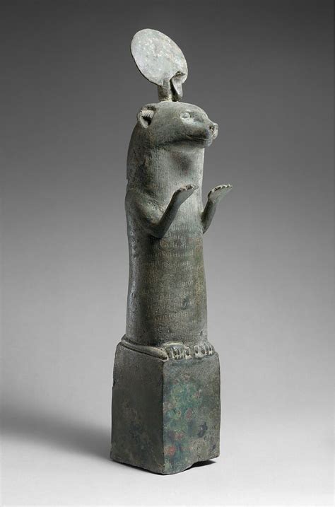 Otter statue | Late Period or Ptolemaic Period | The Metropolitan ...