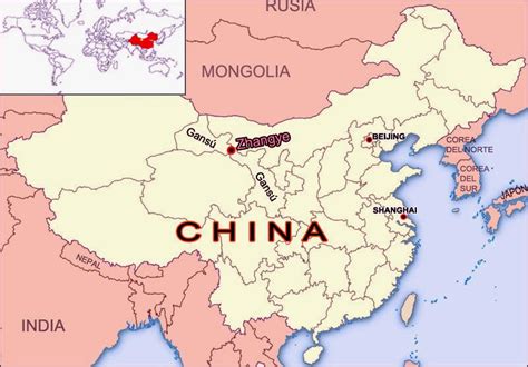 Landform Map Of China