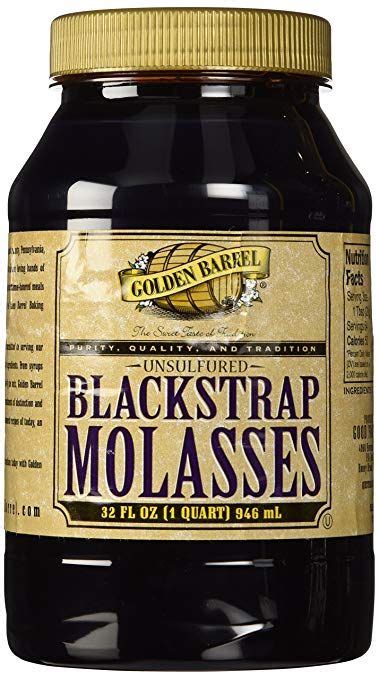 Golden Barrel Blackstrap Molasses, Unsulphured, 32 oz | Blackstrap molasses, Molasses ...