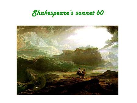 Sonnet 60 PPT - William Shakespeare | Teaching Resources