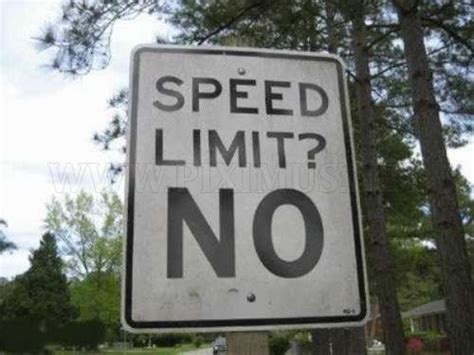 Funny speed limits signs | Fun