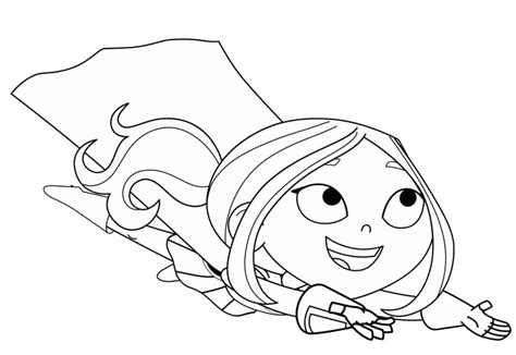 Fur Blur from Hero Elementary Coloring Page - Free Printable Coloring ...