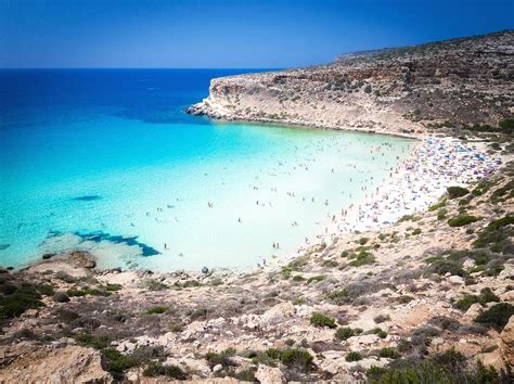 Lampedusa Island Panoramic Rabbit Beach View Photograph by Sergio Eschini