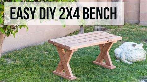 Diy Patio Bench Plans / Simple 2x4 Bench Plans Build An Easy Modern ...