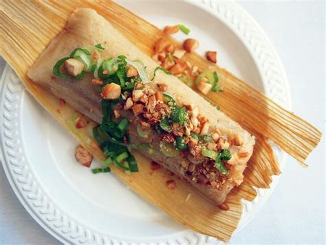 Kung Pao chicken chimale (chinese tamale) by Don Chow's Chinese Mexican ...