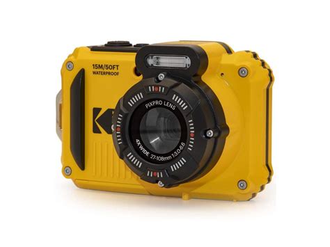 KODAK PIXPRO WPZ2 Waterproof Rugged Digital Camera, Yellow #WPZ2-YL ...