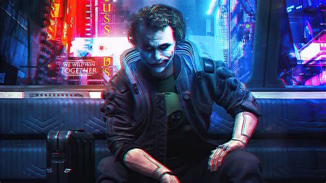 Joker Cyberpunk Wallpaper 8K