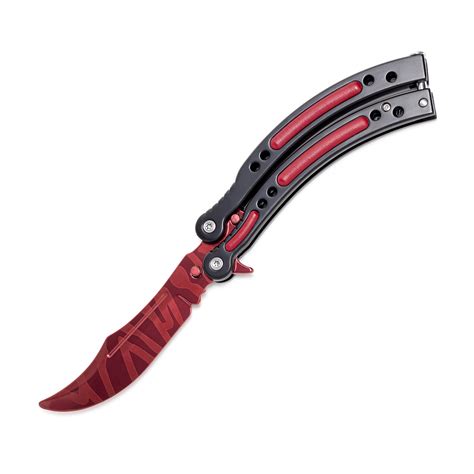 Butterfly Red Slaughter | Real CS2 custom made IRL by LootKnife