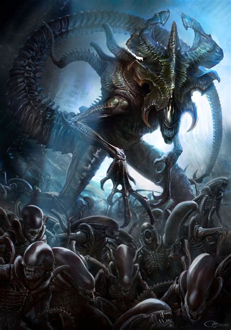 -Alien King- by arvalis on DeviantArt | Xenomorfo, Depredador vs aliens, Alien depredador