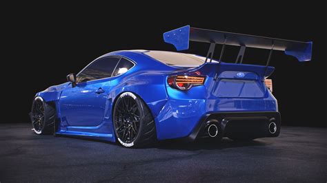 Subaru BRZ Rocket Bunny V3 3D Model $250 - .c4d .fbx .obj .max .unknown ...