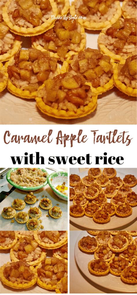 Caramel Apple Tartlets Recipe with sweet rice Divine Lifestyle