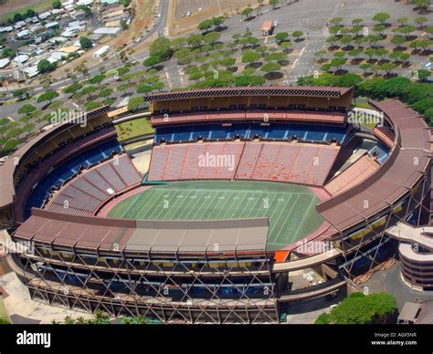 Aloha Football Stadium, Honolulu, Hawaii Stock Photo - Alamy