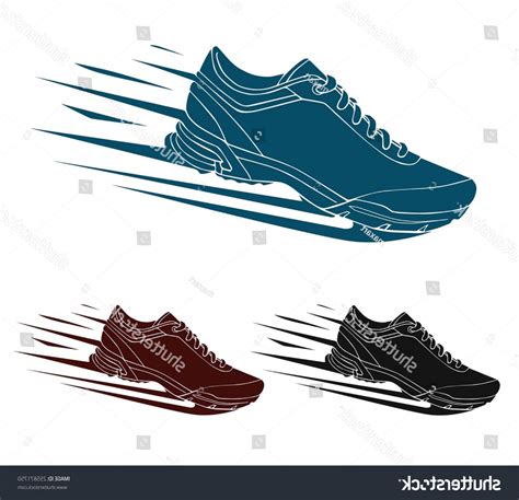 Running Shoe Silhouette Vector at Vectorified.com | Collection of Running Shoe Silhouette Vector ...