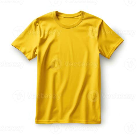 Yellow t-shirt mockup. Illustration AI Generative 26132066 Stock Photo at Vecteezy