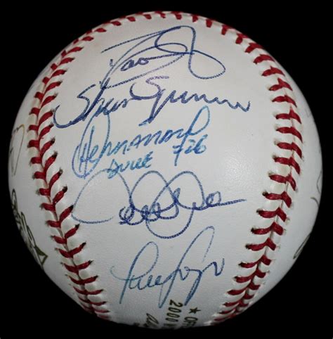 2000 Yankees Team World Series Baseball Signed by (16) with Derek Jeter (Autograph Reference LOA ...