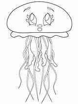 Jellyfish Coloring Pages sketch template