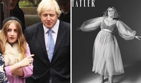 Boris Johnson's daughter flaunts curves in boob-baring underwear as she talks Kardashians ...