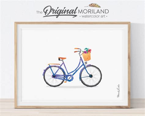 Bicycle Art Print Vintage Bicycle Bicycle Poster Bikes - Etsy