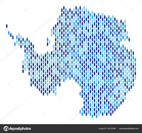 Antarctica Population Density Map