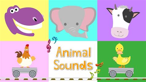 Animal Sounds - learn animal and sounds of animals (Songs For Children) - YouTube