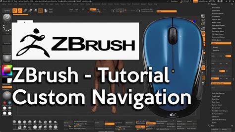 ZBrush Tutorial - Custom Navigation Middle Mouse Scroll - YouTube