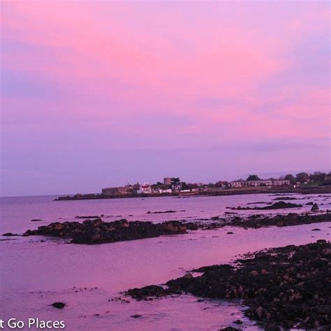 Sunset over Dublin Bay, Ireland