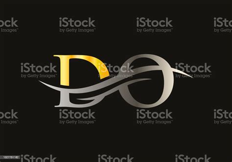 Do Logo Design Vector Swoosh Letter Do Logo Design Initial Do Letter Linked Logo Vector Template ...