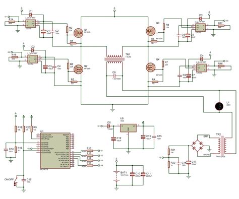 Pure sine wave inverter using PIC16F76 - Lab Projects BD