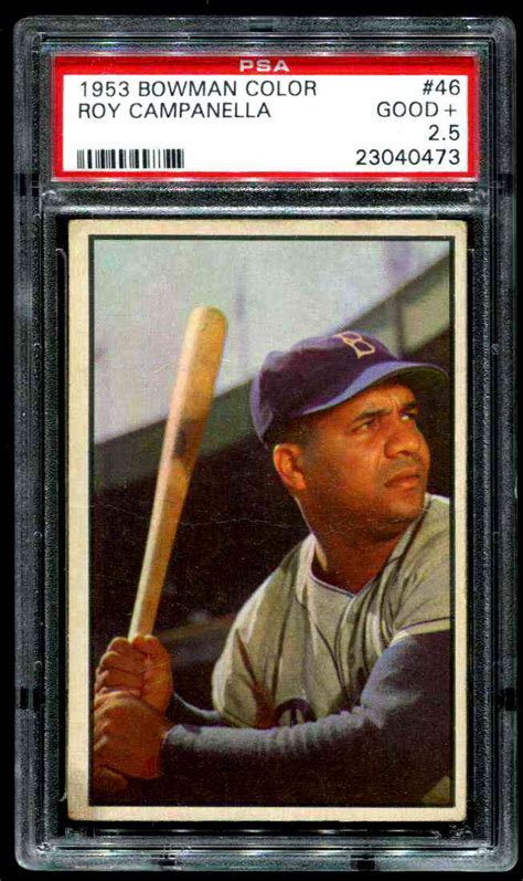 1953 Bowman Color # 46 Roy Campanella (Brooklyn Dodgers)