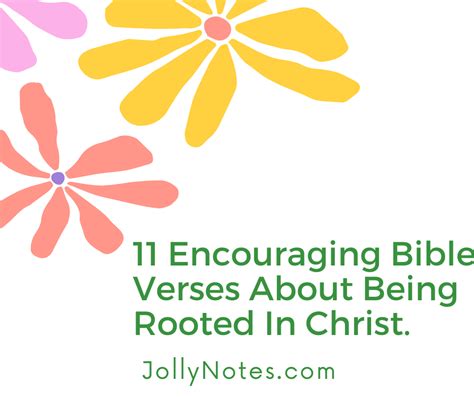 11 Encouraging Bible Verses About Being Rooted In Christ. – Daily Bible ...