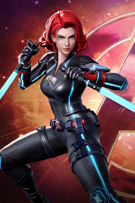 640x960 Resolution Natasha Romanoff as Black Widow in Marvel Super War ...