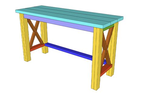 Easy To Make Bar Table