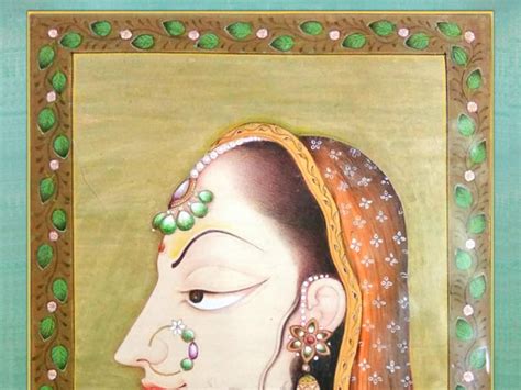 Mewar Queen | Watercolor Painting by Gaurav Rajput | Exotic India Art