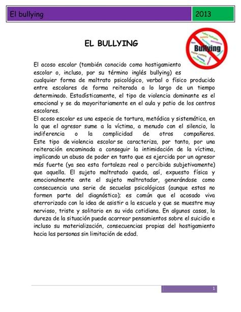 EL BULLYING