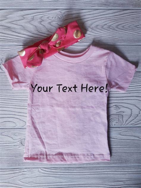 Personalized Baby Shirt/ Little Girls Shirts/ Costum Baby | Etsy