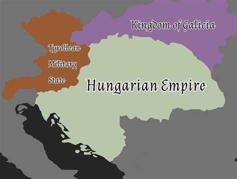 Map of an alternate “Austria Hungary”, I’m still figuring out the lore so I’ll post that later ...