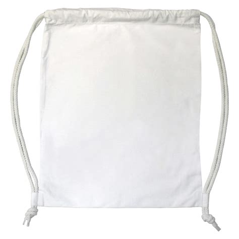 Products: White Cotton Drawstring Bag