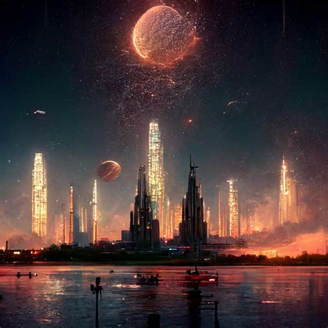 ArtStation - Futuristic cities & planets