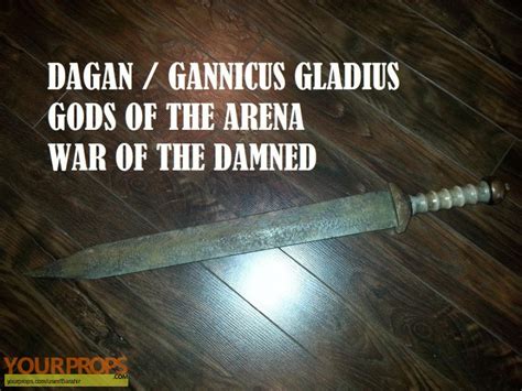 Spartacus: War of the Damned Dagan / Gannicus Sword original prop weapon