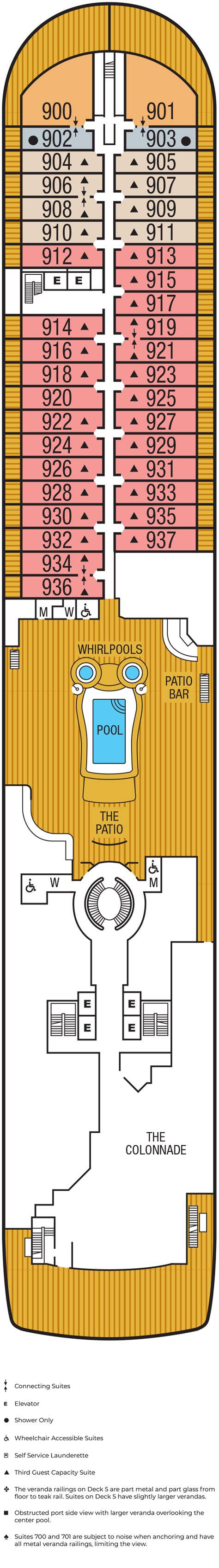 Seabourn Ovation – Deck Plans - Planet Cruise