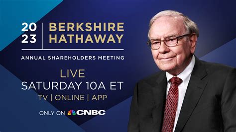 Watch the 2023 Berkshire Hathaway Annual Meeting live on CNBC