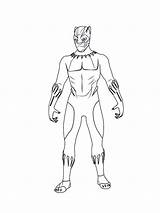 Panther Coloring Marvel Pages Avengers Movie Printable Kids Wakanda  sketch template