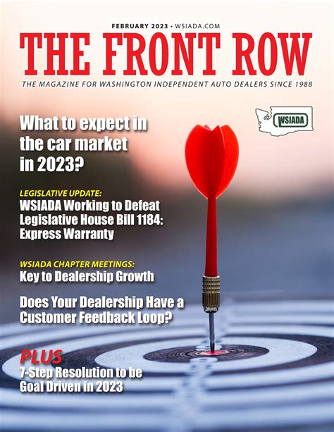 The Front Row - February 2023 (Teaser) by WSIADA - Issuu