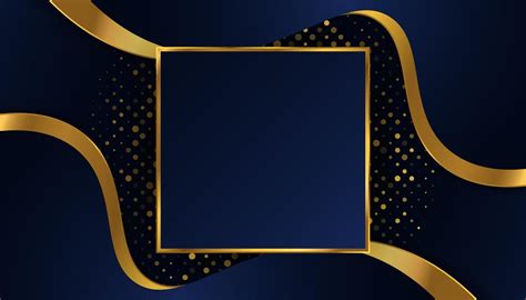 Elegant Premium Blue and Gold Background. Luxury Background for Award, Nomination, Ceremony ...