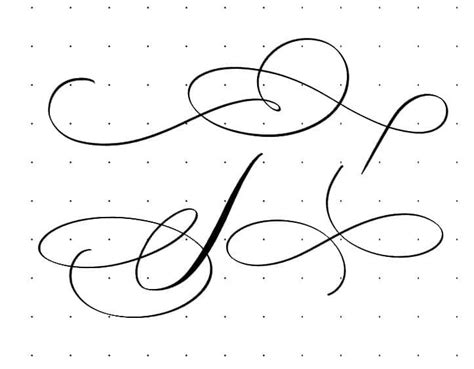 How To Do Calligraphy Flourishing (+Free Worksheets) | Hand lettering ...