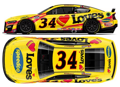 2022 Michael McDowell #34 Love's Travel Stops NASCAR 1/64 Diecast