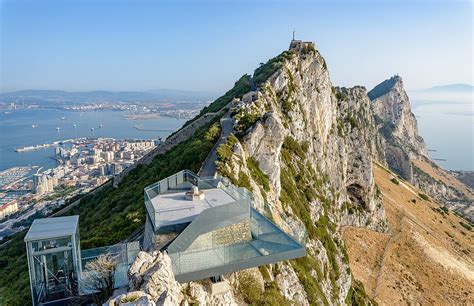 Former military lookout point perched on the Rock of Gibraltar is transformed into 'Skywalk ...