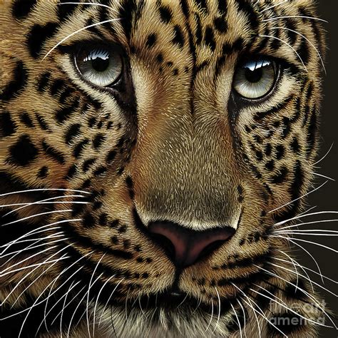 Leopard Painting by Jurek Zamoyski | Pixels