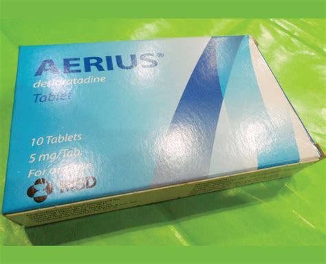 Desloratadine-5mg-Aerius-Schering-Plough-hay fever-allergic | UsPharmz