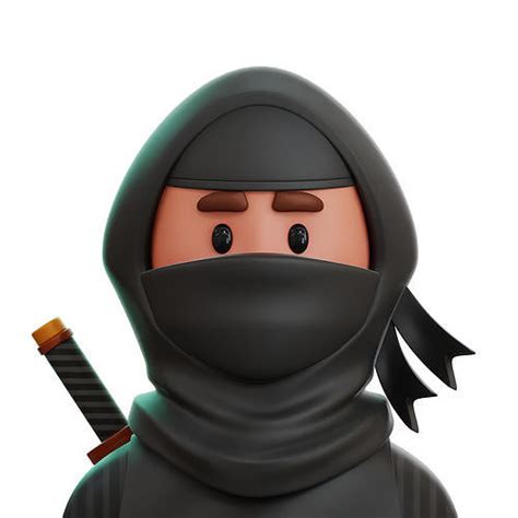 3D model Ninja Avatar 3D Icon VR / AR / low-poly | CGTrader